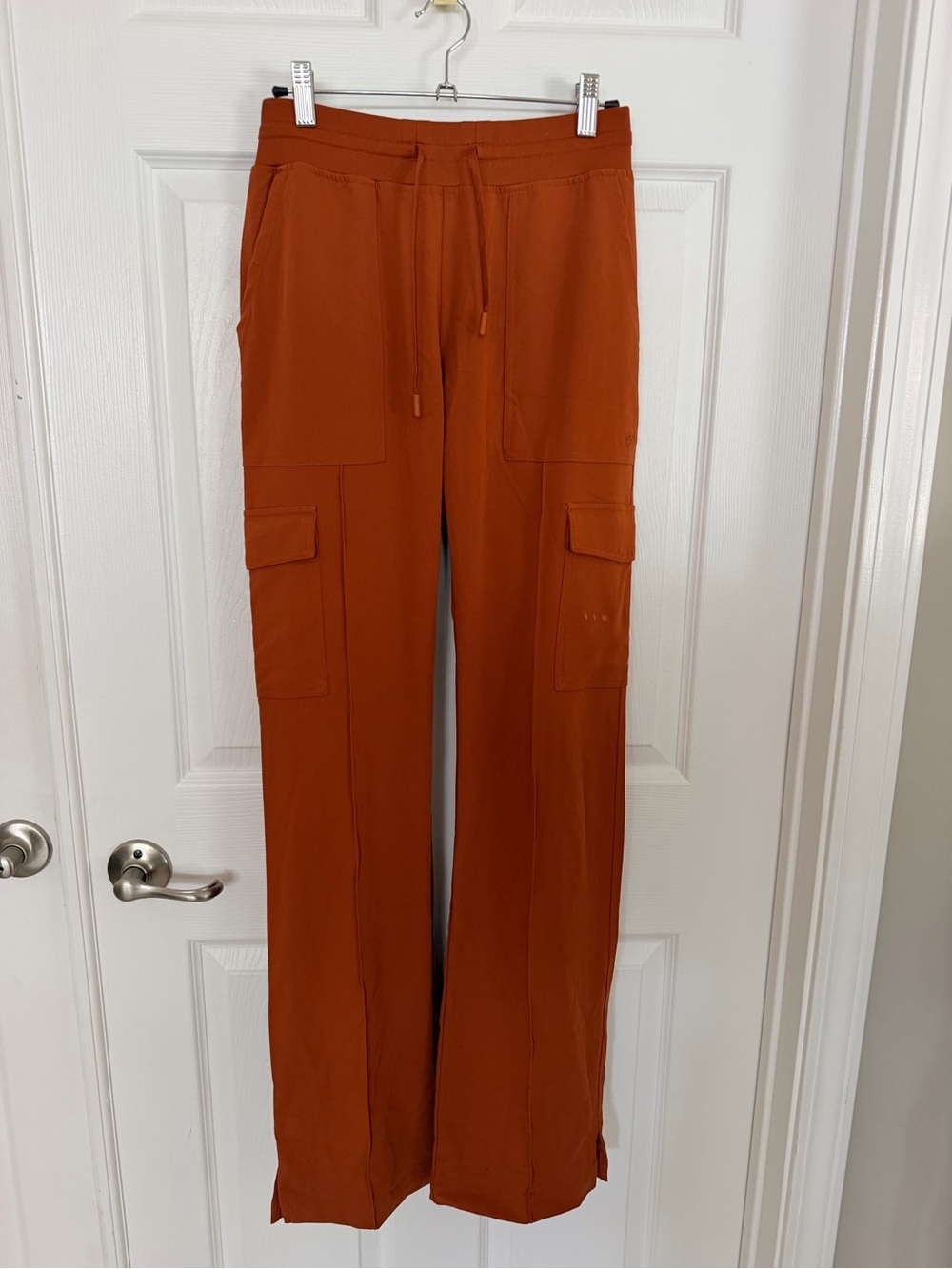 Welles Rust Cargo Wide-Leg Pants